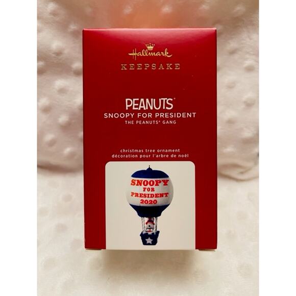 Hallmark Peanuts Snoopy for President 2020 Limited Edition Keepsake Ornament-NIB - Picture 1 of 5